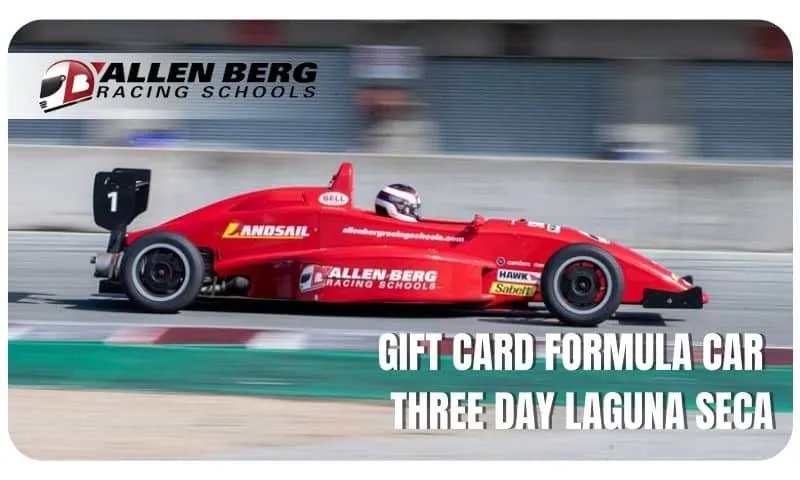 Gift Certificates Formula Car Three Laguna Seca Day 1 Gift card three day laguna seca