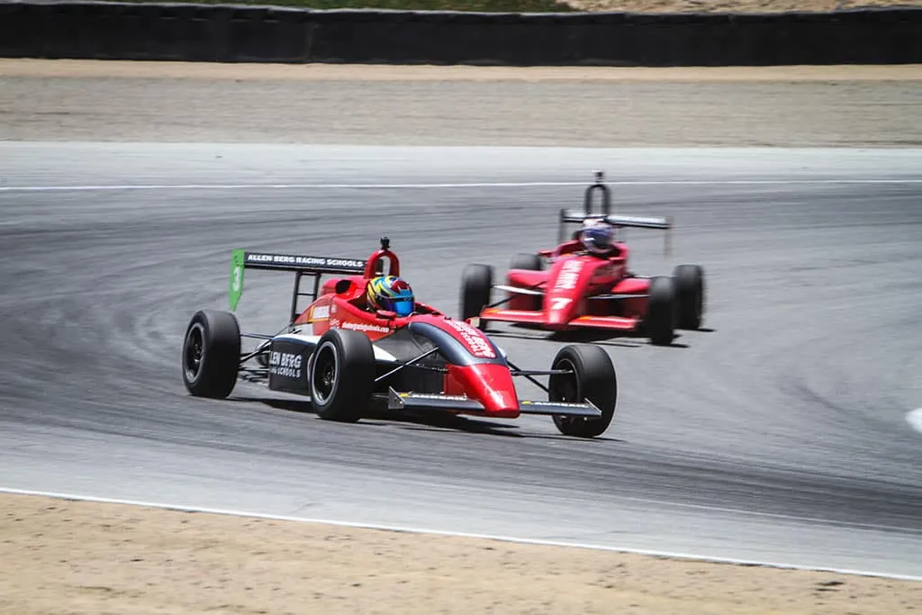 Laguna Seca Formula Car One Day 1 Formula one driving school
