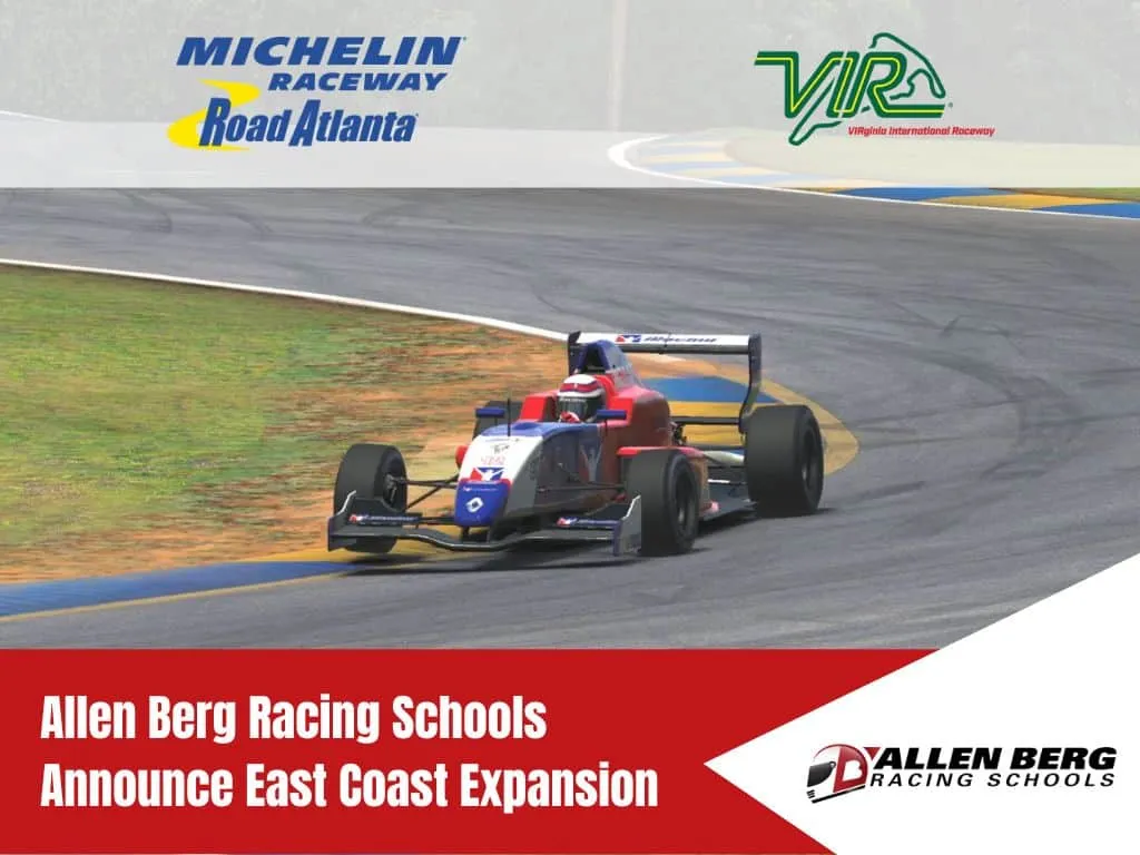 Allen Berg Racing Schools Announce East Coast Expansion 1 Abrs announce east coast expansion
