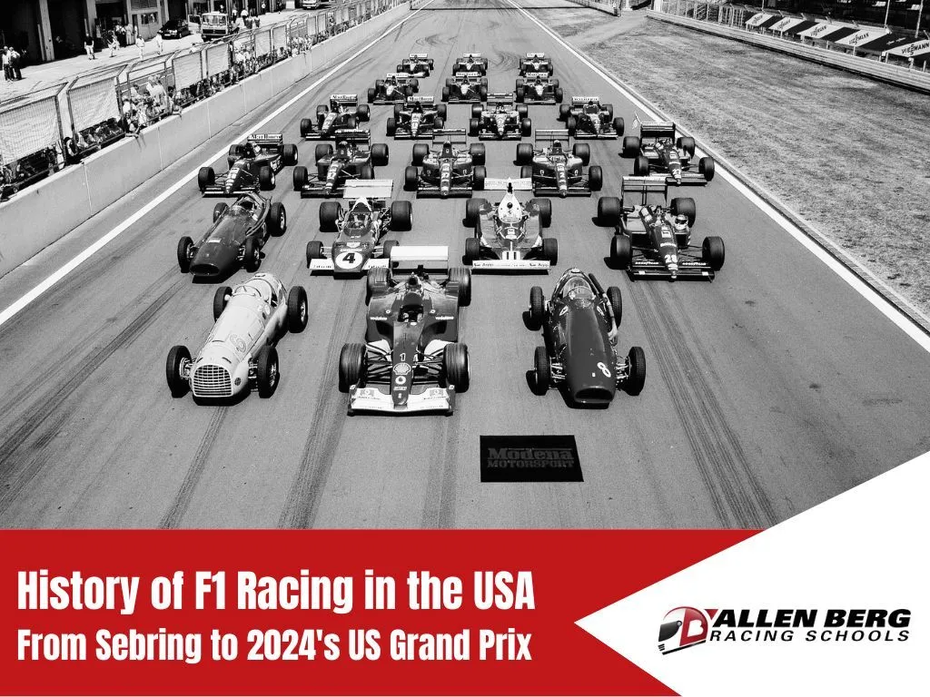 History of f1 racing in the usa: from sebring to 2024's us grand prix