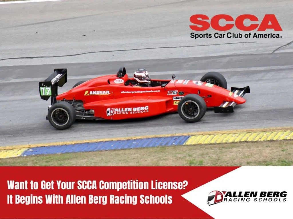 Want To Get Your Scca Competition License? It Begins With Allen Berg Racing Schools 1 Get scca competition license with abrs