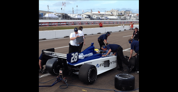 Abrs drivers at st. Pete indycar