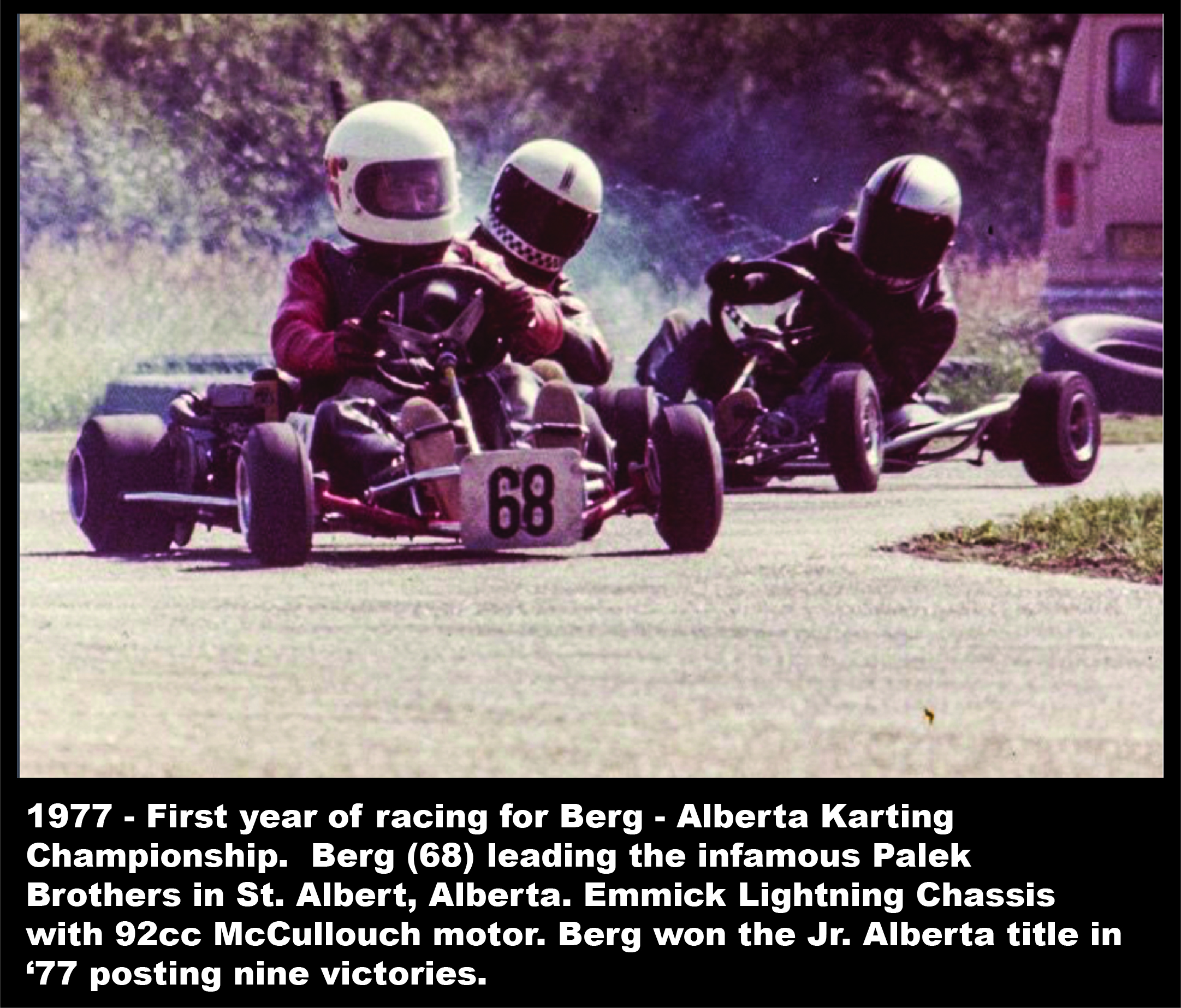 First year of racing for berg