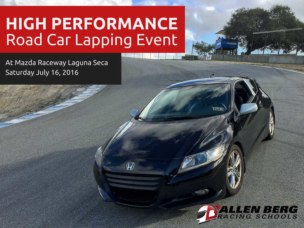 High performance road car lapping event