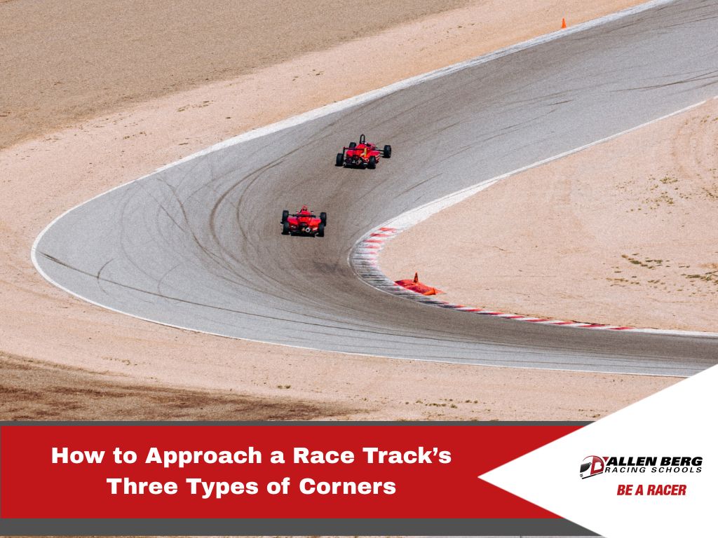 How to approach a race track’s three types of corners