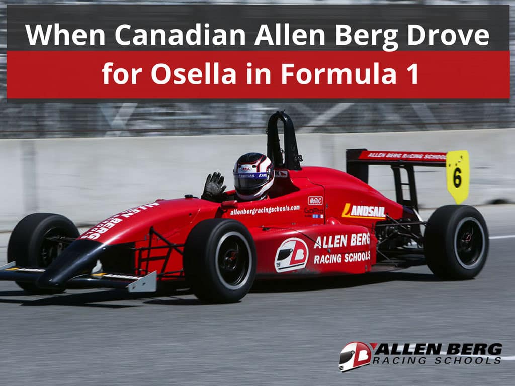 When canadian allen berg drove for osella in formula 001 - ca