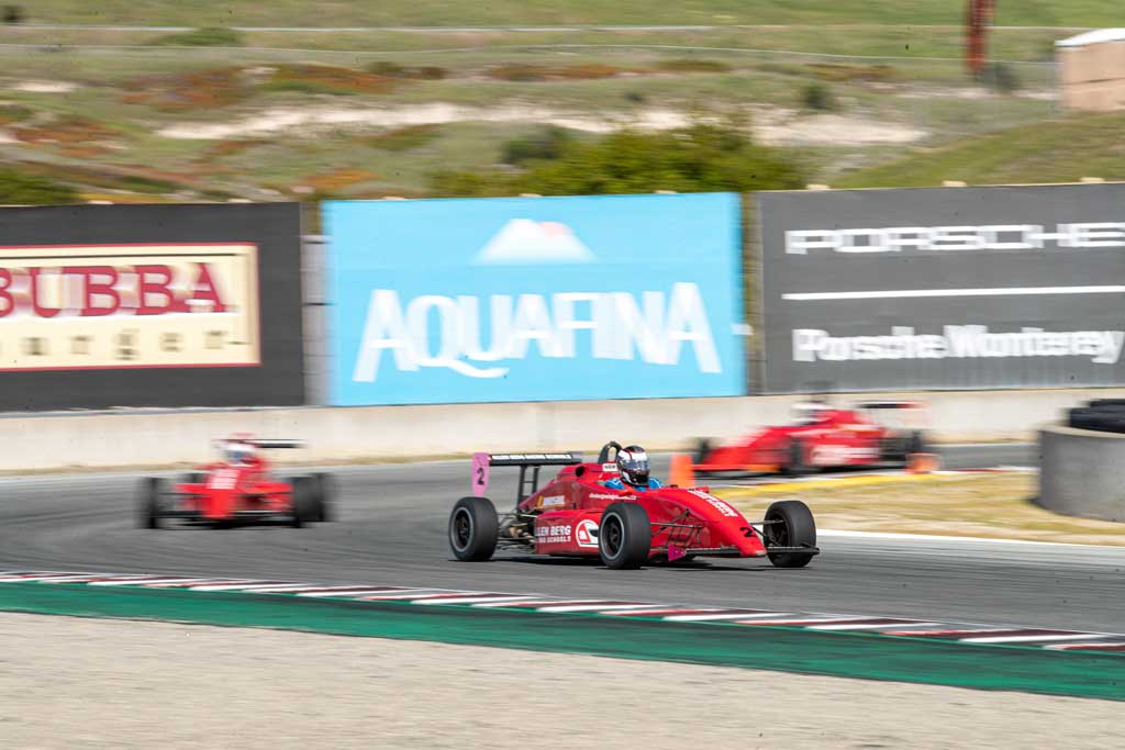 Allen berg racing schools students on formula cars opt