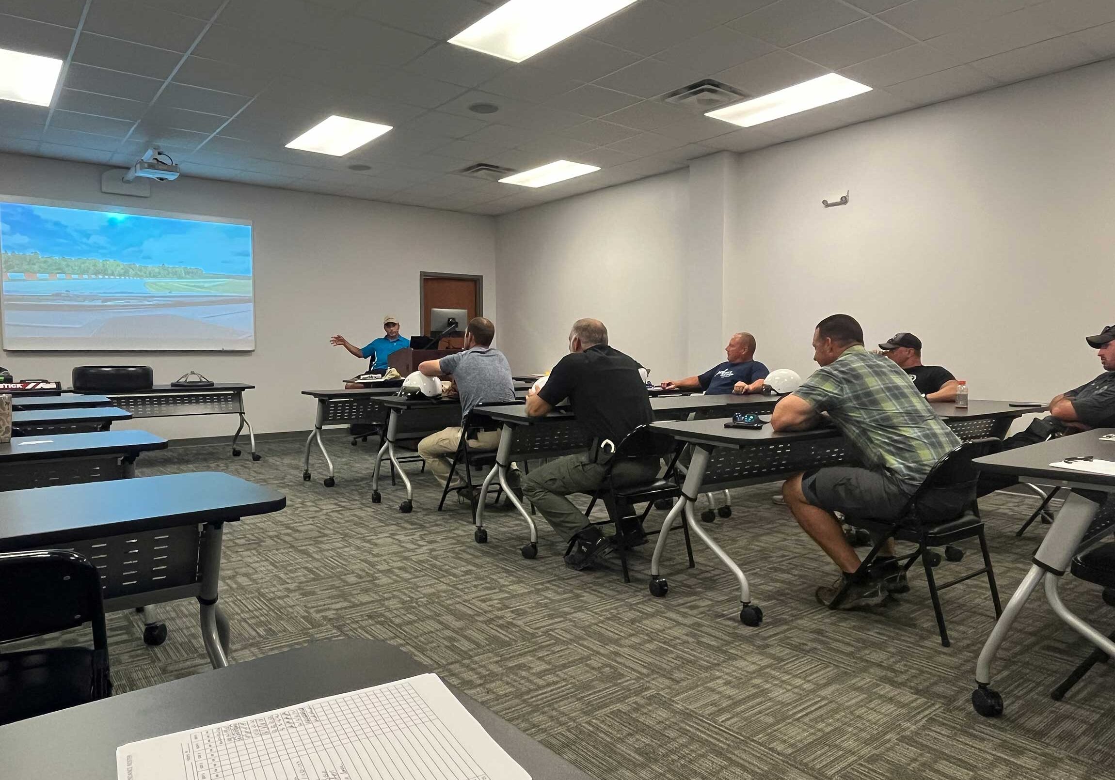 Code 3 driving training participants