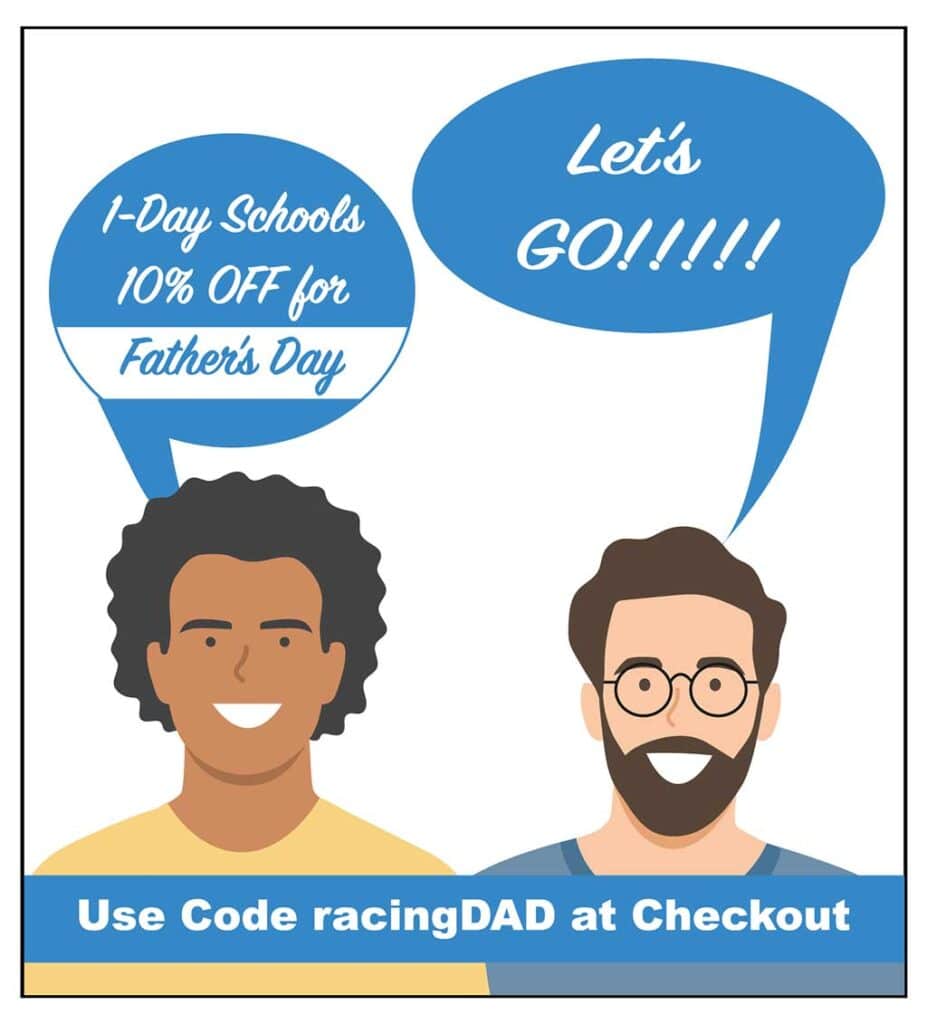 Top 10 Reasons To Send Dad To Allen Berg Racing Schools 4 Fathers day let's go