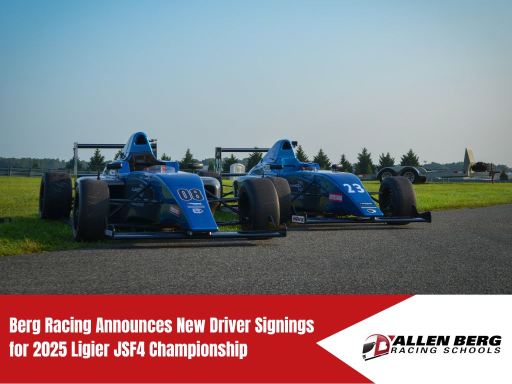 Berg Racing Announces New Driver Signings for 2025 Ligier JSF4 Championship