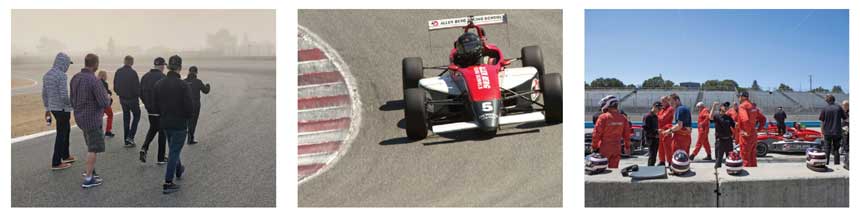 Formula car racing