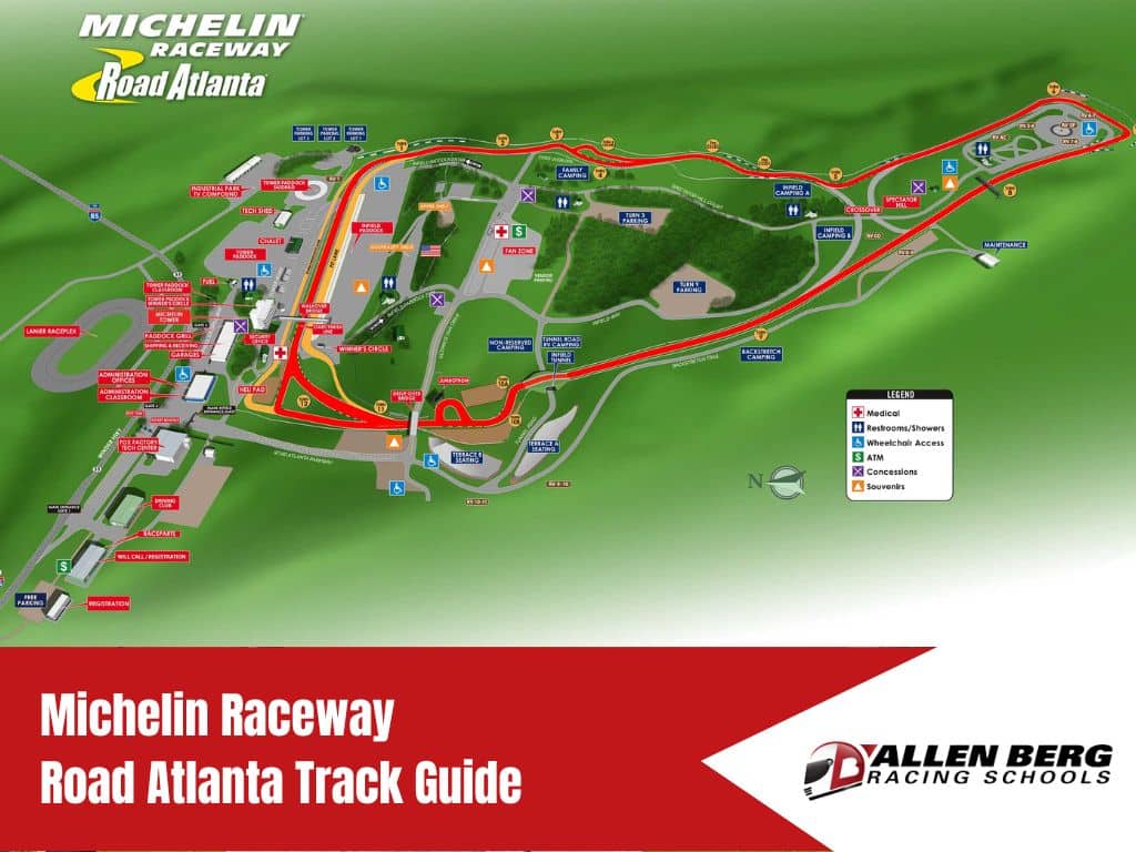 Michelin Raceway Road Atlanta Track Guide Allen Berg Racing Schools